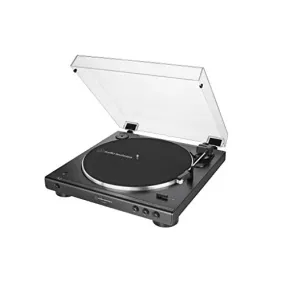 Audio-Technica AT-LP60XBT-BK Fully Automatic Belt-Drive Stereo Turntable, Black