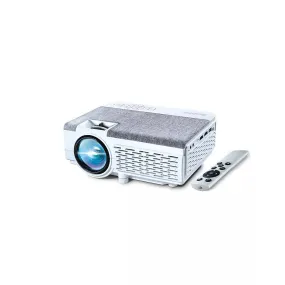 Brookstone All-In-One Home Theater Projector and Screen Set