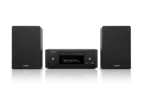 Denon CEOL N12 DAB DAB  Receiver With SCN10 Speakers Bundle Black