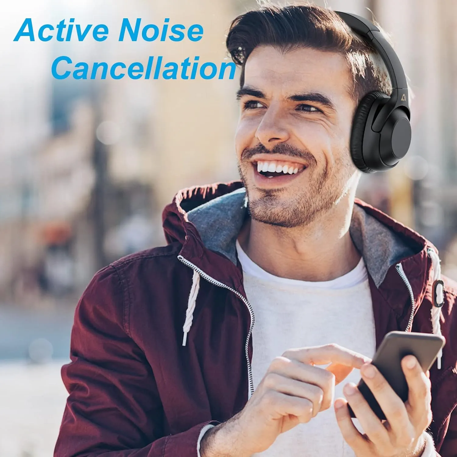 E500 Bluetooth Active Noise Cancelling Headphones