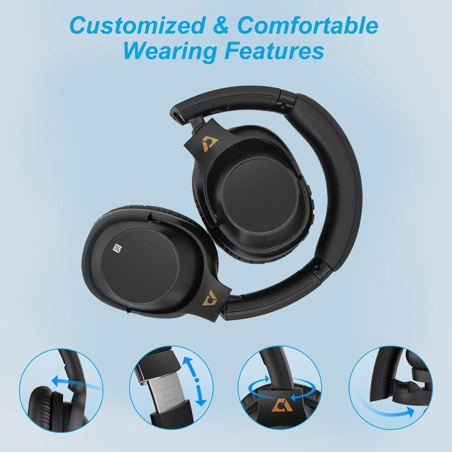 E500 Bluetooth Active Noise Cancelling Headphones