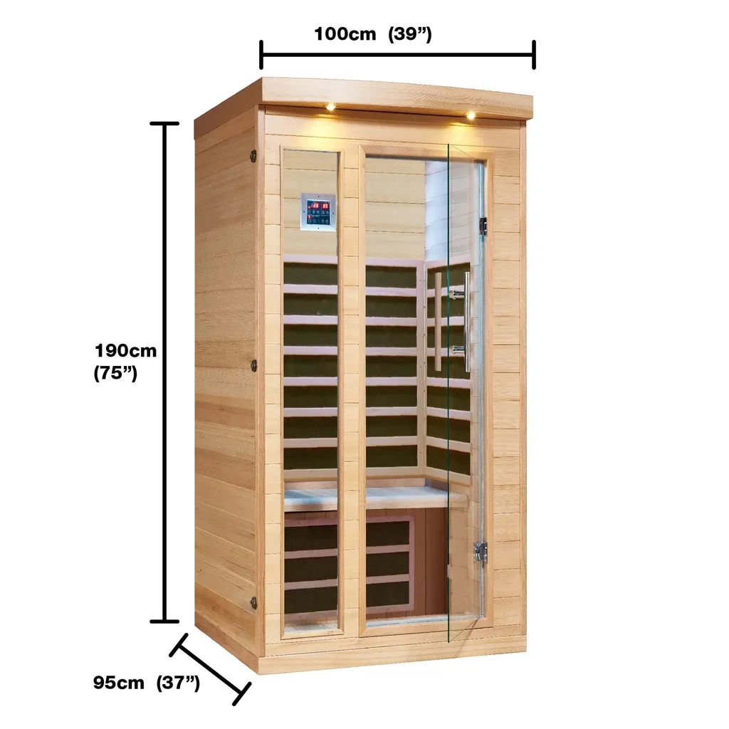 Ex Display - Chilliwack Infrared Sauna - 12 Month Warranty W101.5 x D96.5 x H190.5cm