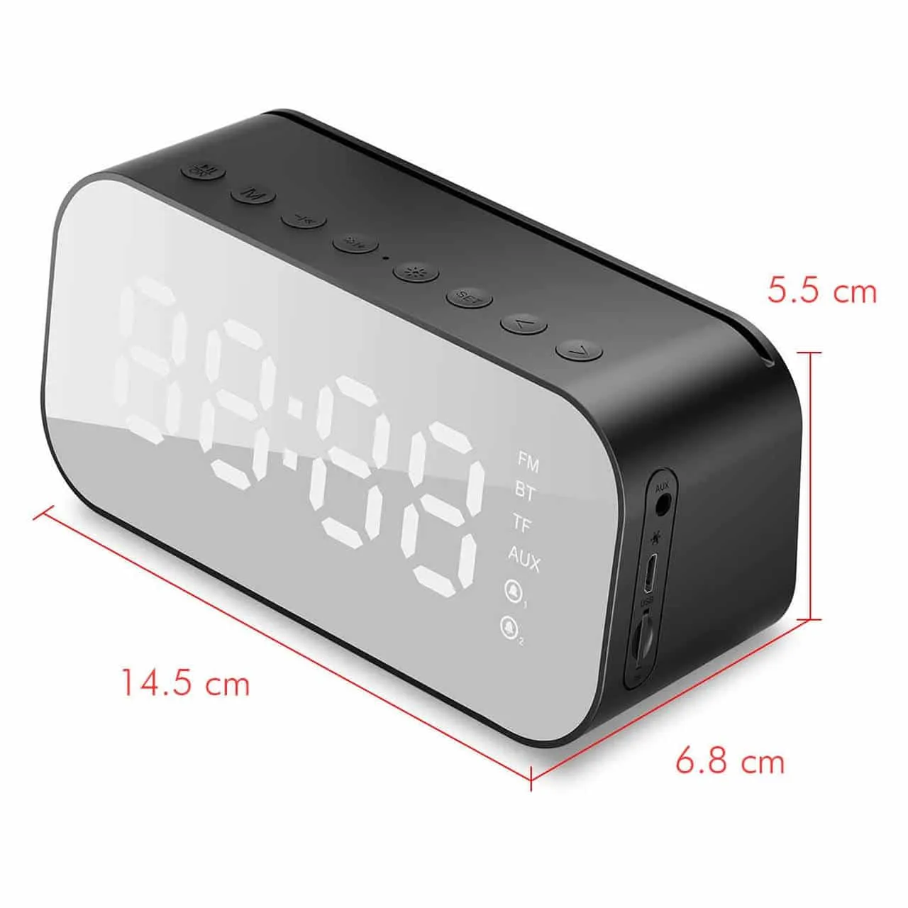 HAVIT M3 Bluetooth Speaker Alarm Clock Radio