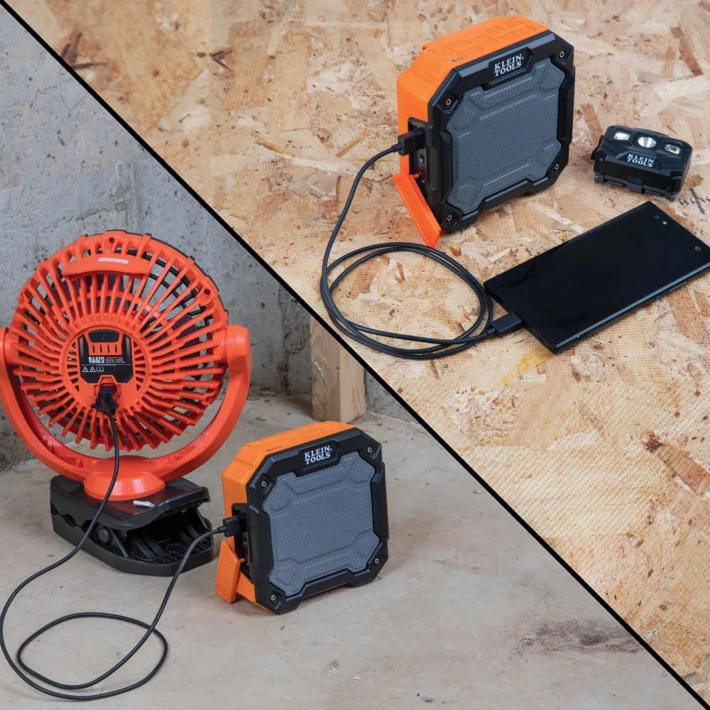 Klein AEPJS3 Bluetooth Jobsite Speaker with Magnet and Hook