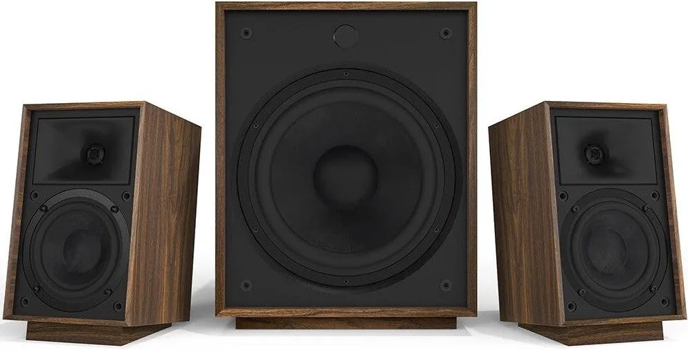 Klipsch Heritage ProMedia 2.1 Bluetooth Speaker System Walnut