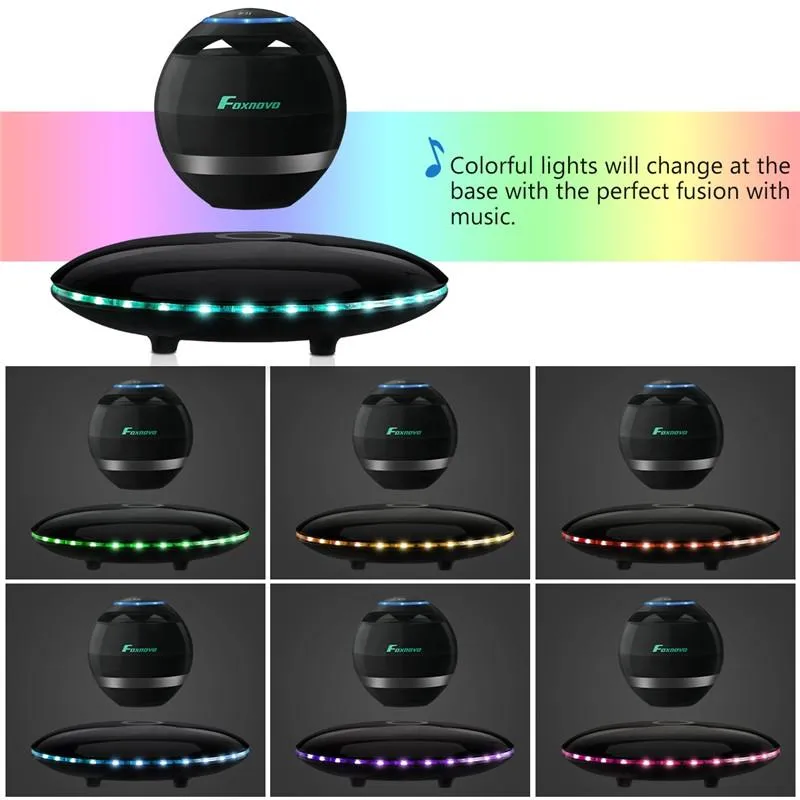 Levitating Portable LED Bluetooth Speaker