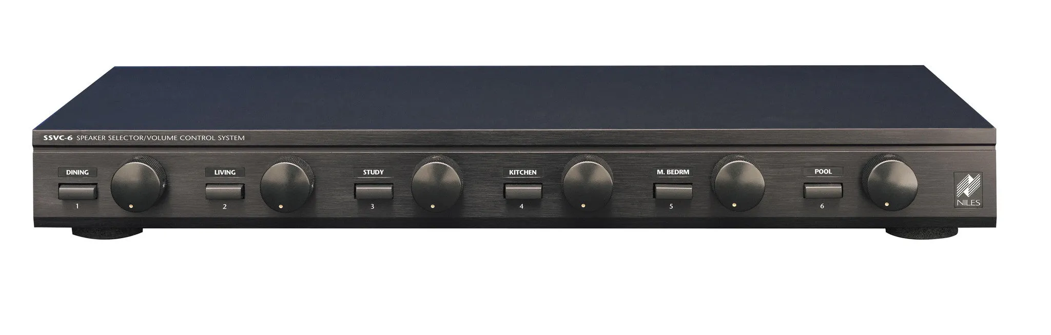 Niles SSVC-6 Six-Pair Speaker Selector with Volume Controls