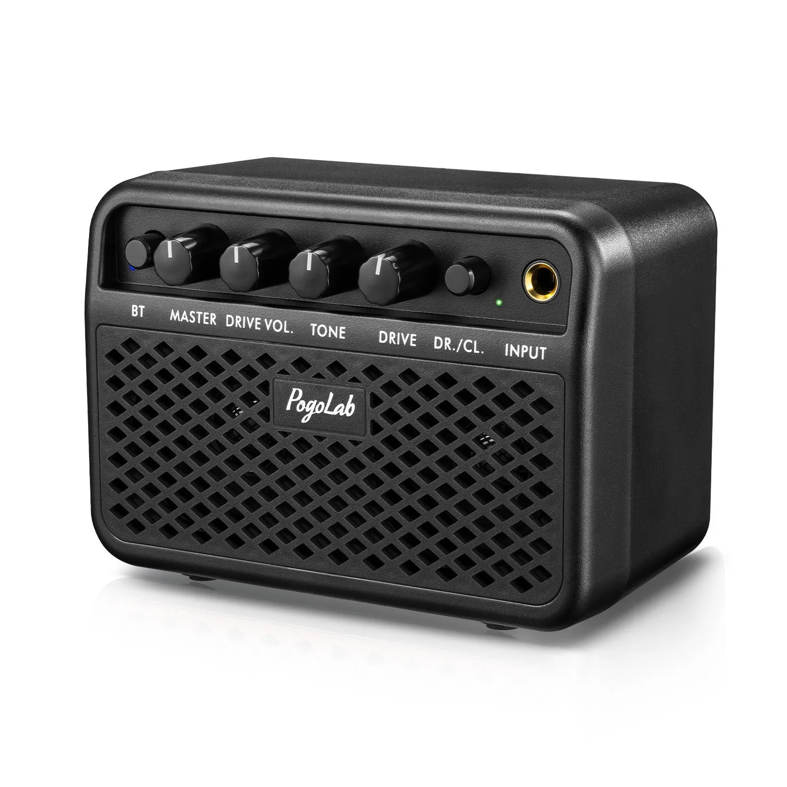 POGOLAB Mini Guitar Amp 5W Clean&Drive Effects 2 Channels Bluetooth w/ Headphone Jack