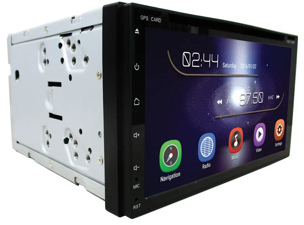 Polaris Universal Luxx 7″ Head Unit to suit Various Vehicles | Double DIN Radio