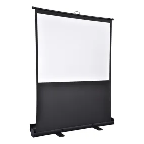 Portable Floor Stand Retractable Projector Screen 60" 4:3