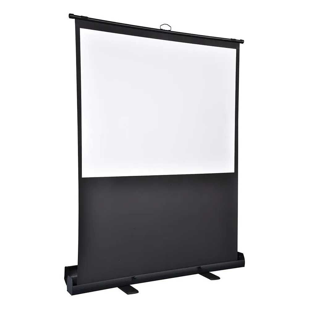 Portable Floor Stand Retractable Projector Screen 60" 4:3