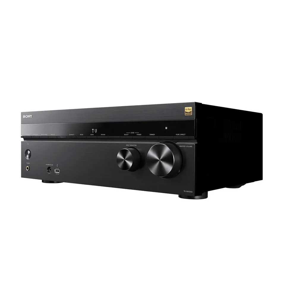 Sony TA-AN1000 7.12 Ch 8K Dolby Atmos AV Amplifier with Wharfedale DX3 HCP 5.1 Black Speaker Package