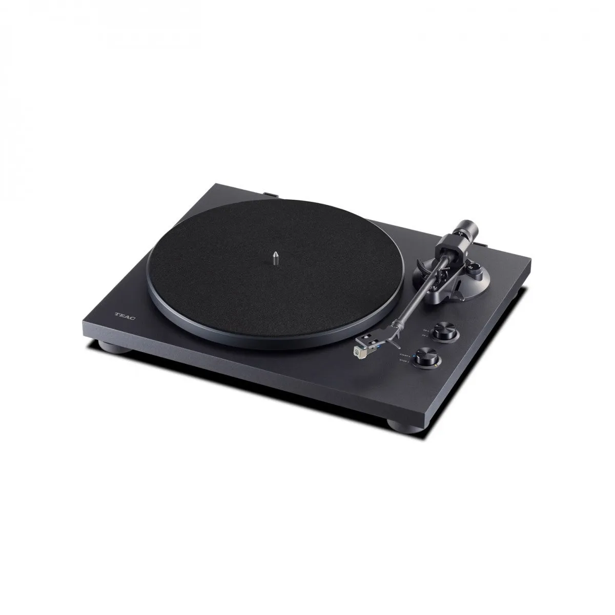 Teac TN-280BT-A3 Bluetooth Turntable Black with Ruark MR1 MK2 Active Bluetooth Speakers Pair Soft Grey