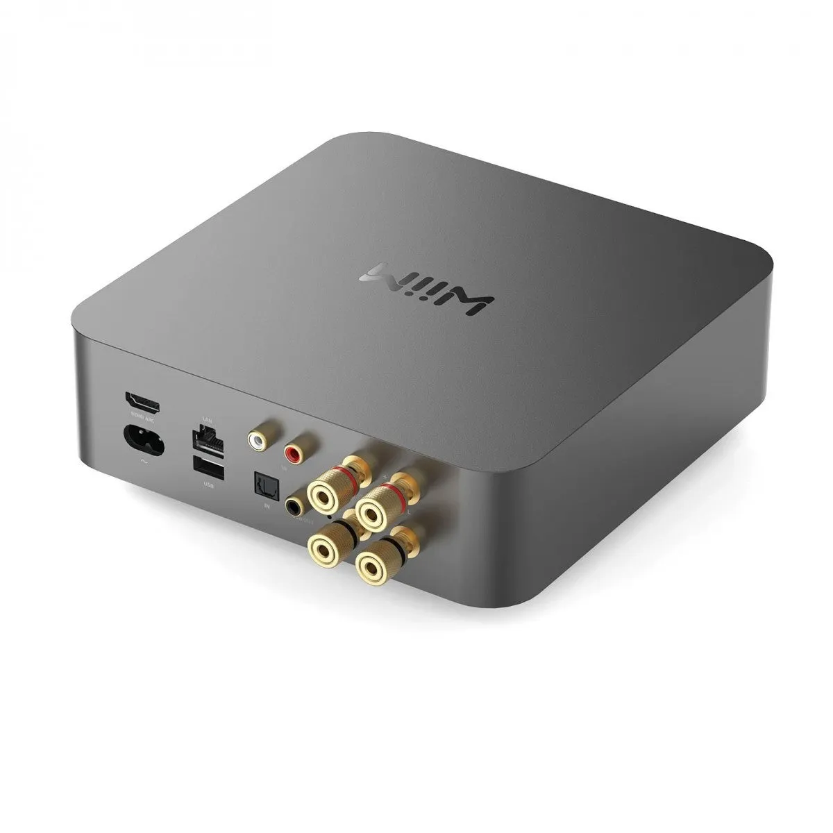 WiiM Amp Pro Streaming Stereo Amplifier Space Grey