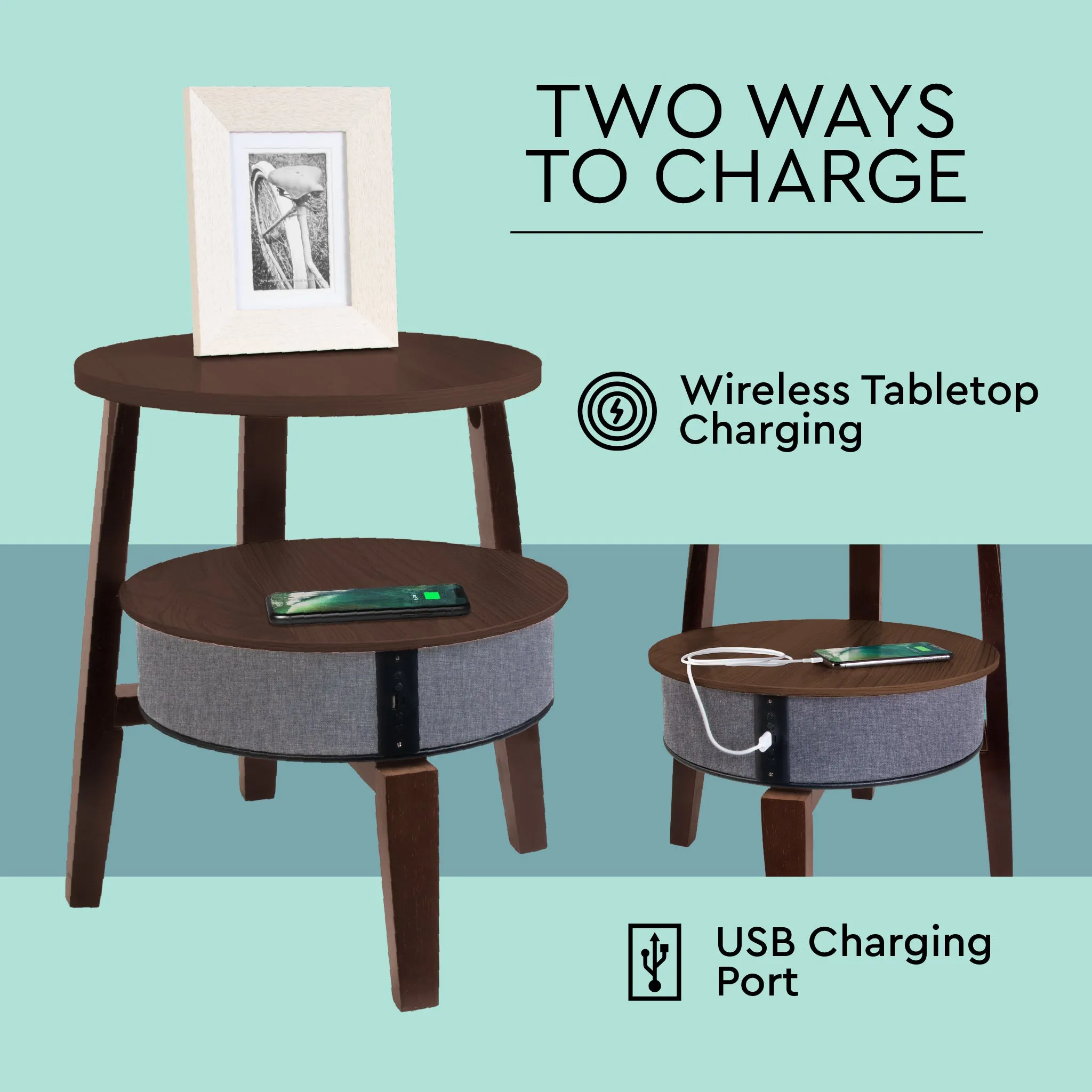 Wireless Freedom Speaker End Table