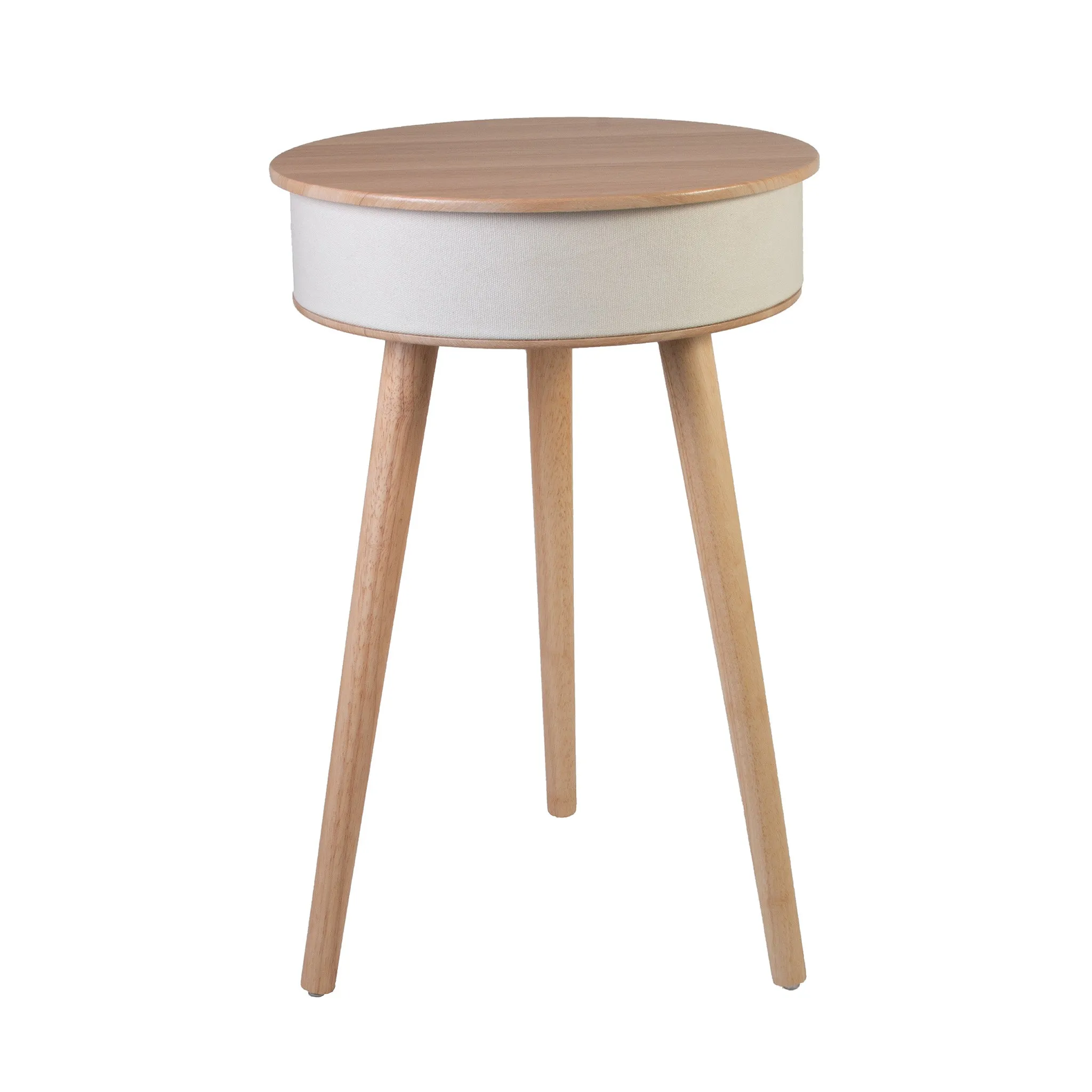 Wireless Round Speaker End  Table