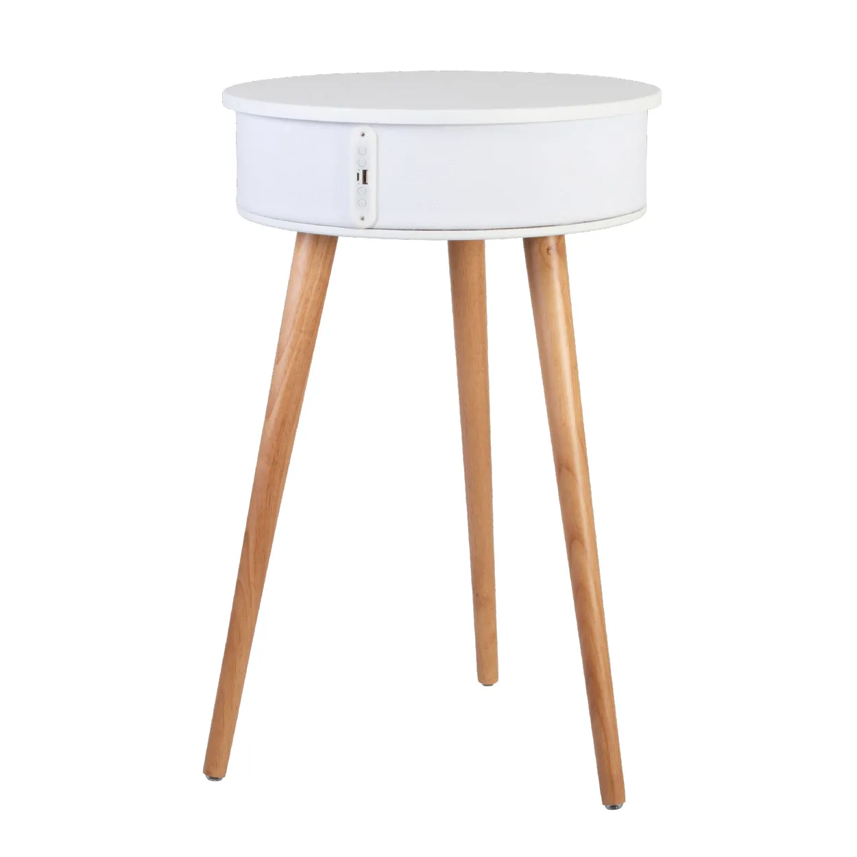 Wireless Round Speaker End  Table