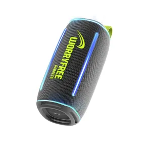 WorryFree WP64 Waterproof Bluetooth Speaker With Rgb Lights - Gray